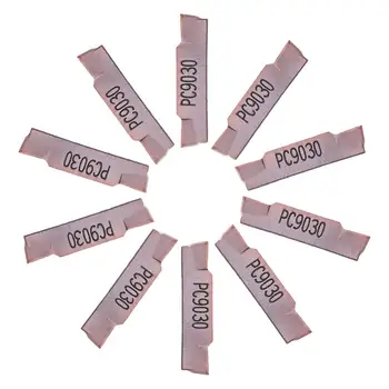 

10pcs MGMN200-G PC9030 2mm Carbide Insert for MGEHR/MGIVR Grooving Cut Off Tool Holder Turning Tool