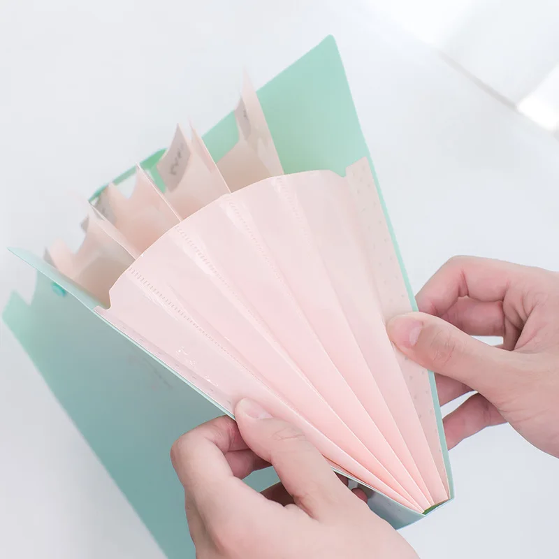 

Multilayer Test Paper Storage Bag A4 Folder Multilayer File Holder for Student Hipster Compartmental Paper Storage Box