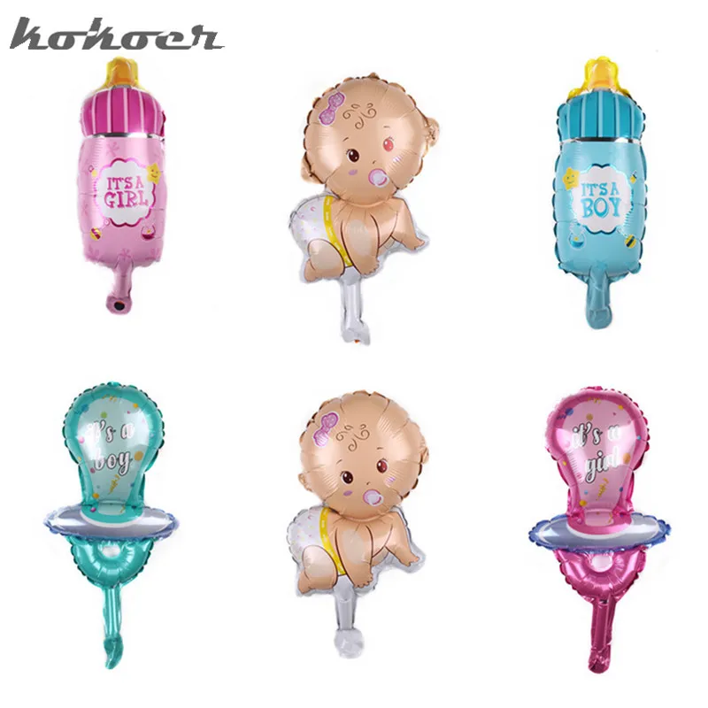 8 шт./лот Мини Baby Shower для мальчиков и девочек праздничные украшения воздушный