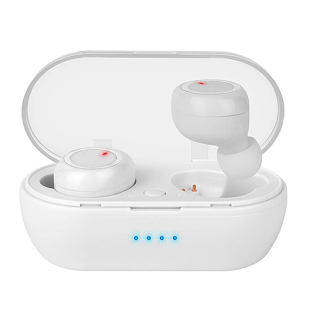 Y50 TWS Wireless Headphones Bluetooth 5.0 Earphone Touch Control 9D Stereo Headset Sport Waterproof Earbuds LED Display With Mic Y50 white