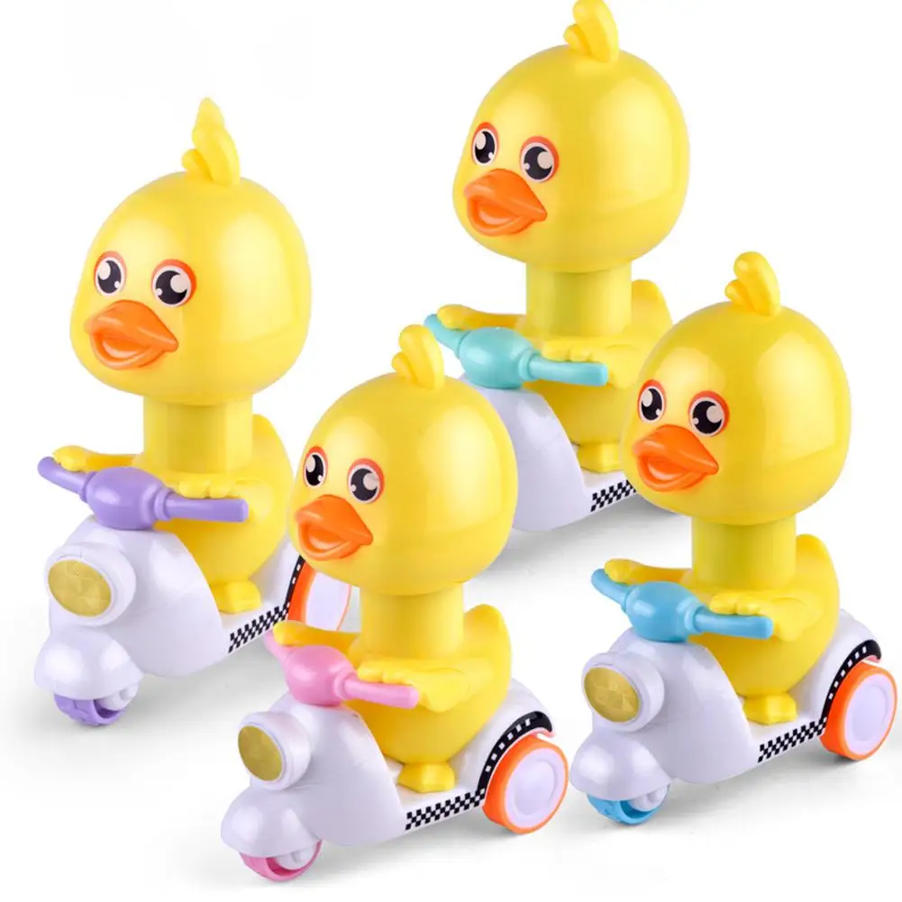Duck LeadingStar нажмите обратно силы Детская игрушка автомобиль ребенок инерция утка мотоцикл автомобиль смешная игрушка - Цвет: Duck
