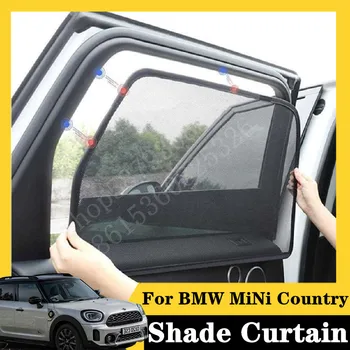 

For BMW MiNi Country MAN 2012-2021 COOPER ALL4 7Pcs card type magnetic car curtain sun shade car window shade car styling