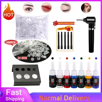 

Tattoo Ink Set 5ml Color mixing Tattoo Ink Semi Permanent Natural Plant Pigment Professional Beauty Paint For for Body Art Paint