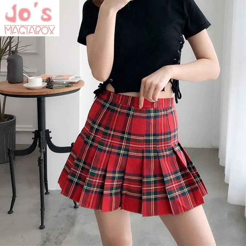 Summer Casual Plaid Japanese Kawaii 