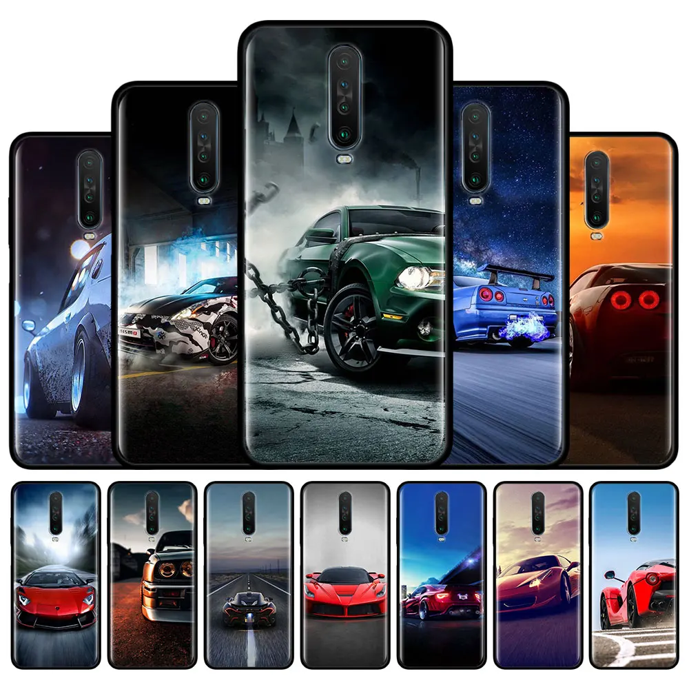 Silicone Case For Xiaomi Redmi Note 9 9S 8 8T Pro 7 9A 9C 8A 7A 6 6A Back Cover Fundas Cool Car Phone Housing | Мобильные телефоны