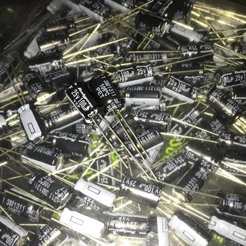 

2019 100PCS/200pcs rubycon 25V100UF YXF 6*11MM 25V 100UF 105C DIP2 Aluminum electrolytic capacitors 100UF25V