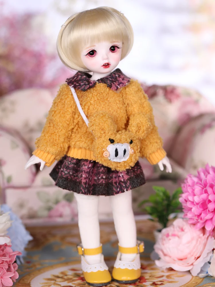 1/6 масштаб BJD Кукла Милый ребенок девочка BJD/SD смола фигурка кукла модель DIY игрушка подарок. В комплекте одежда, обувь, парик полный набор A0086Carol