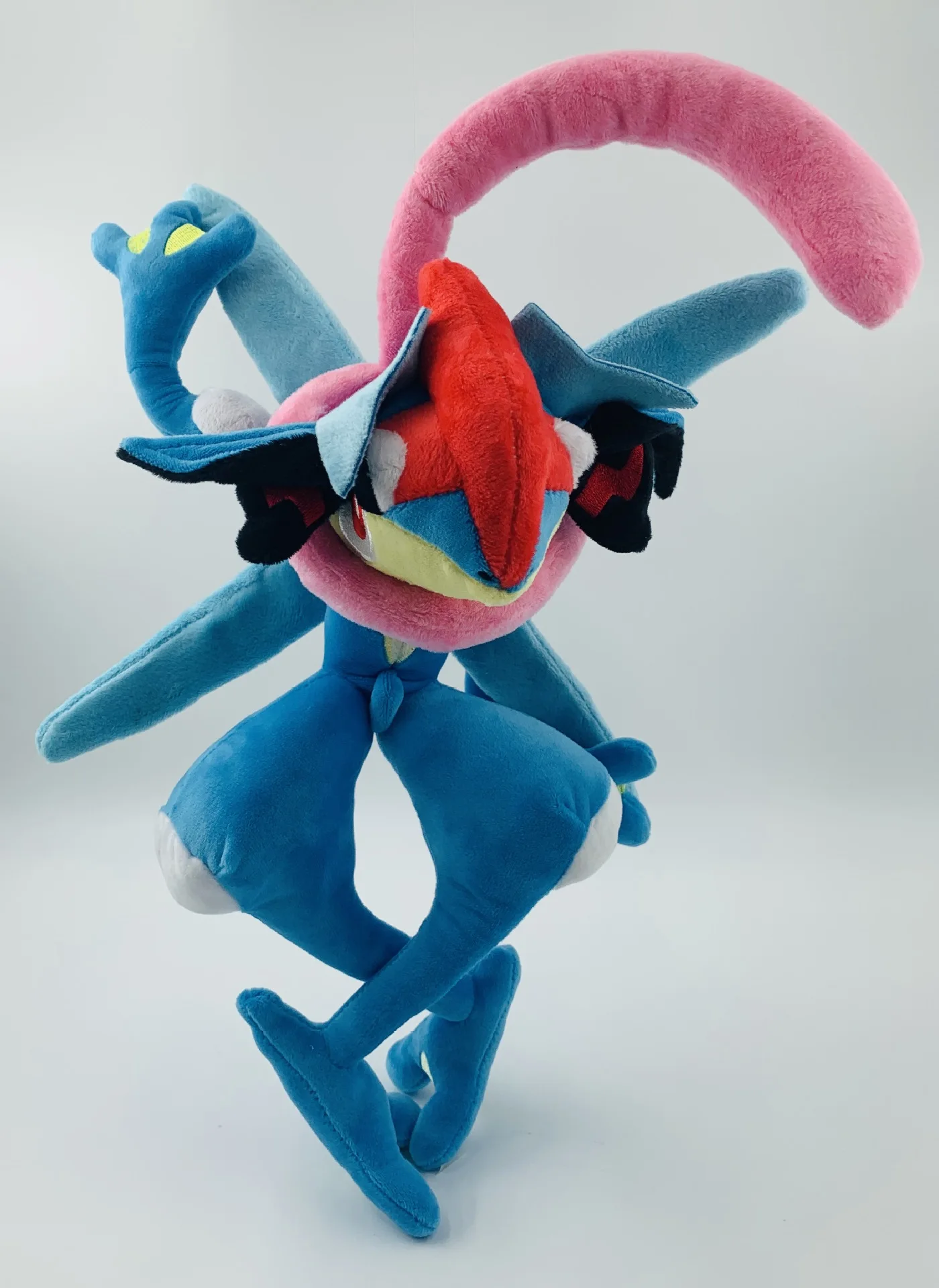 Плюшевая кукла с покемоном из аниме Froakie Greninja синяя крутая лягушка ниндзя