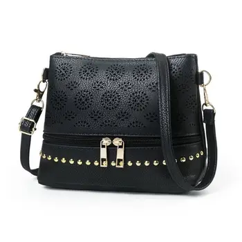 

Women Girls Leather Hollow Shoulder Crossbody Bag Tote Messenger Satchel Purse F42A
