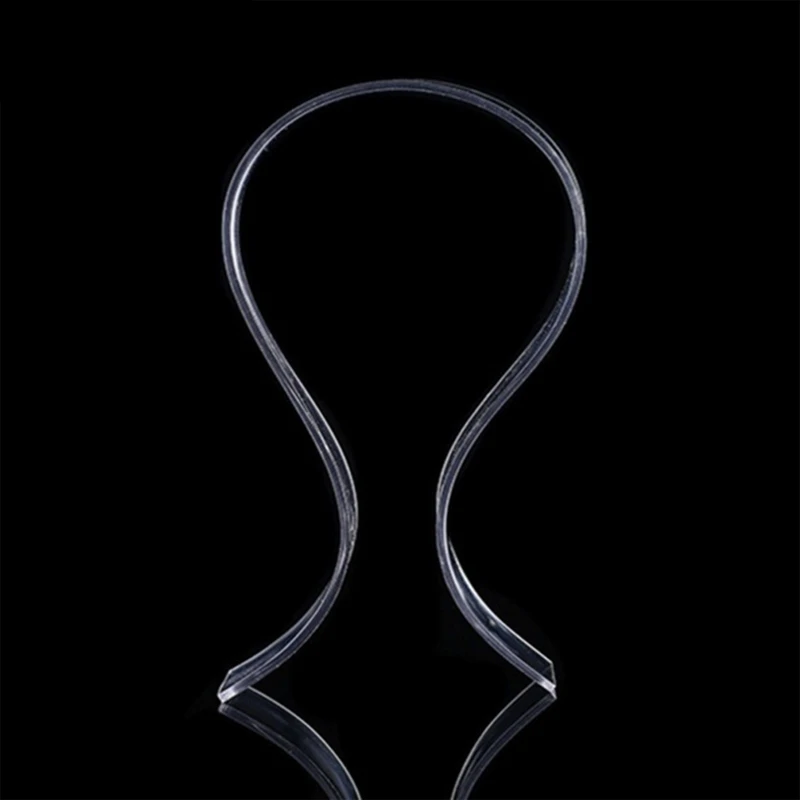 Acrylic Headphone Headset Display Stand Rack Hanger Holder Clear desk Shelf Bracket