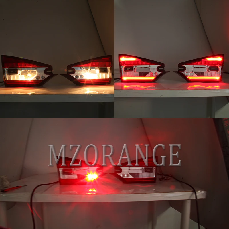 Задний фонарь MZORANGE, задний фонарь, DRL+ тормоз+ Парк+ сигнал, автомобильный Стайлинг для Ford Mondeo