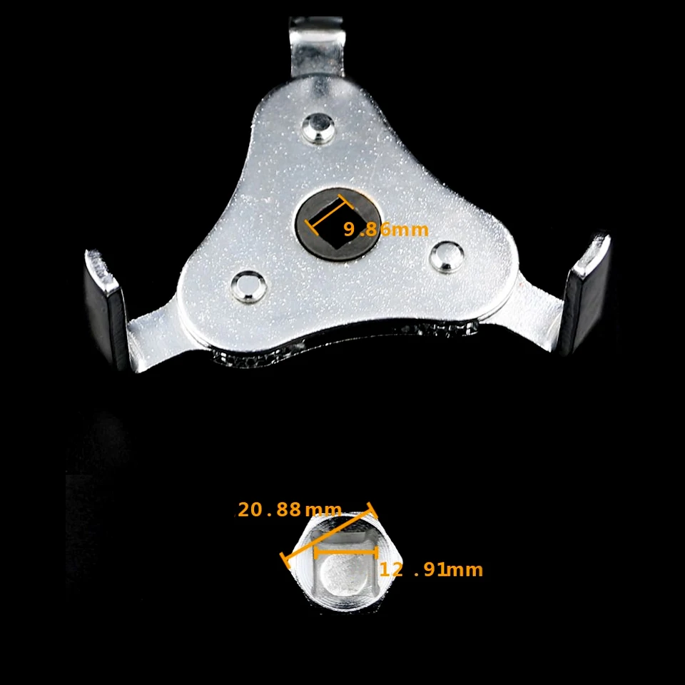 60mm-110mm Oil Filter Wrench Remover Car Repair Tools Oil Filter Adapter 1/2" 3/8" Hand Tools For Auto Repair Tools