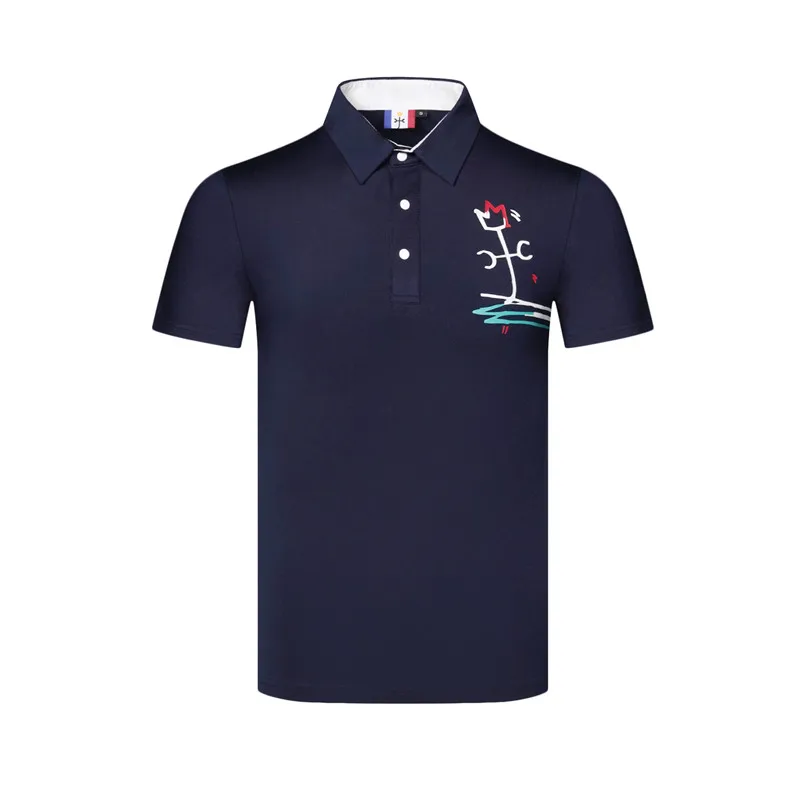 Q Мужская спортивная одежда, футболка с коротким рукавом для гольфа, 4 цвета, одежда для гольфа, S-XXL на выбор, рубашка для гольфа