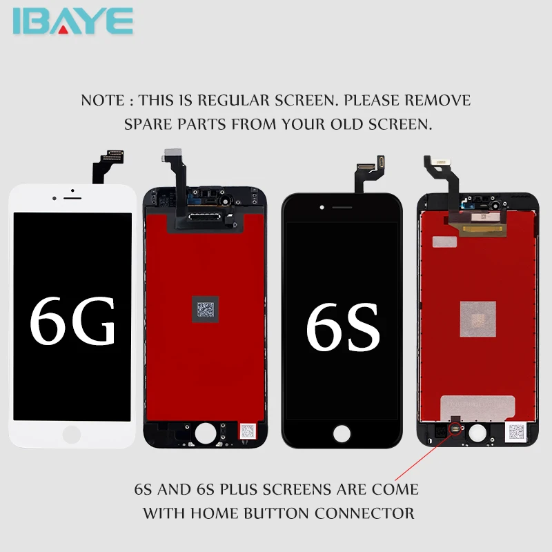 

Grade AAA For iPhone 6 6S Plus LCD With 3D Force Touch Screen Digitizer Assembly For iPhone 5S Display No Dead Pixel