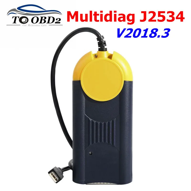 Высококачественное устройство V2018.3 Multi Diag Access J2534 Pass Thru OBD2 VCI Diagbostic Tool multidiag MultiDiag 2018