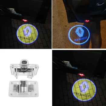 

2PCS For Renault Koleos 2008 2009 2010 2011 2012 2013 2014 2015 2016 Car 3D Door LED Light Shadow Logo Projector Welcome Lamp