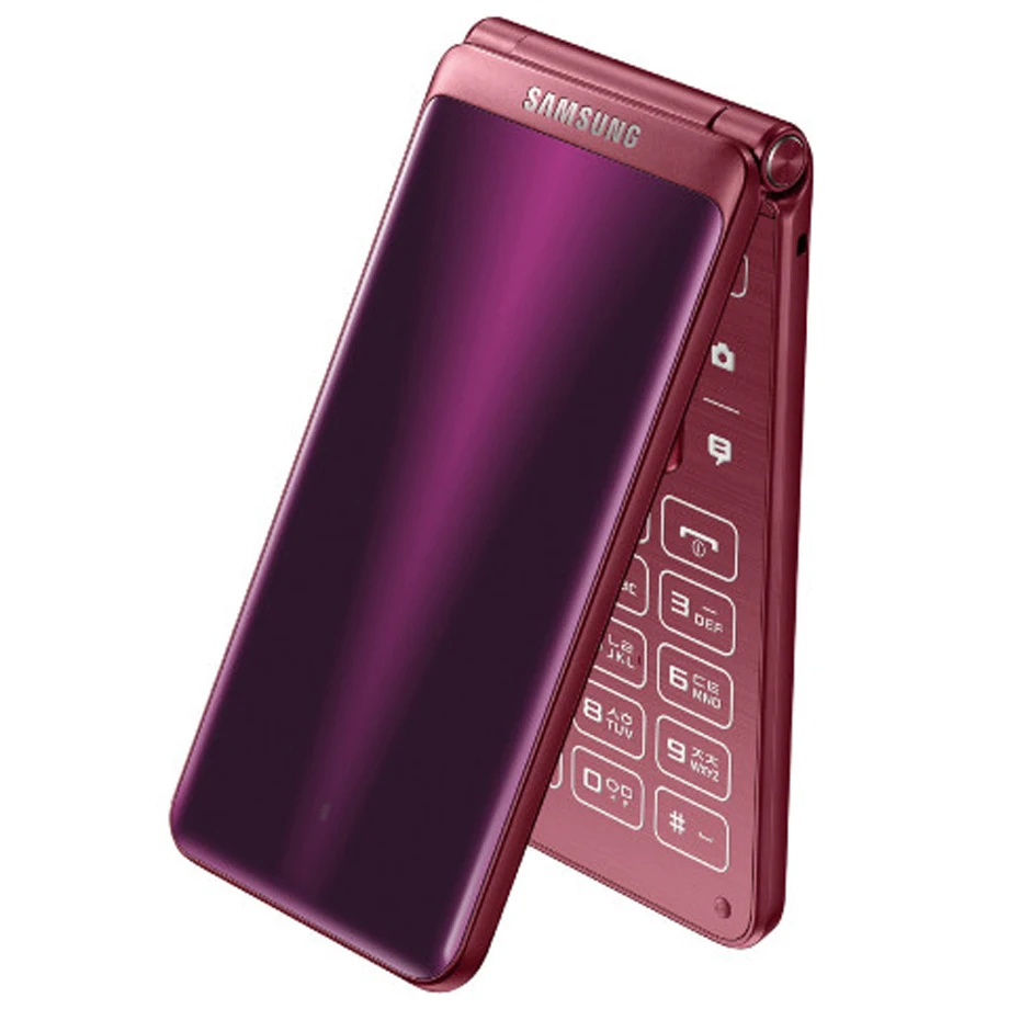 Samsung Galaxy Folder 2 G1650 смартфон с 5 дюймовым дисплеем четырёхъядерным процессором ОЗУ
