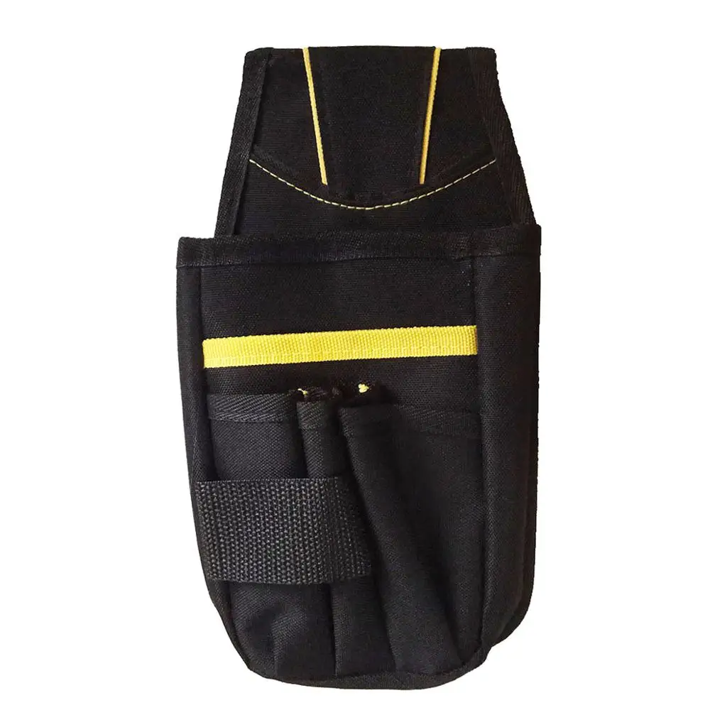 

Hardware Mechanics Canvas Waterproof Oxford&PVC Car Wrap Tool Waist Bag Carpenter Electrician Repair Drill Clamp Pockets D07B
