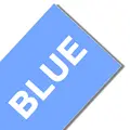 white on blue