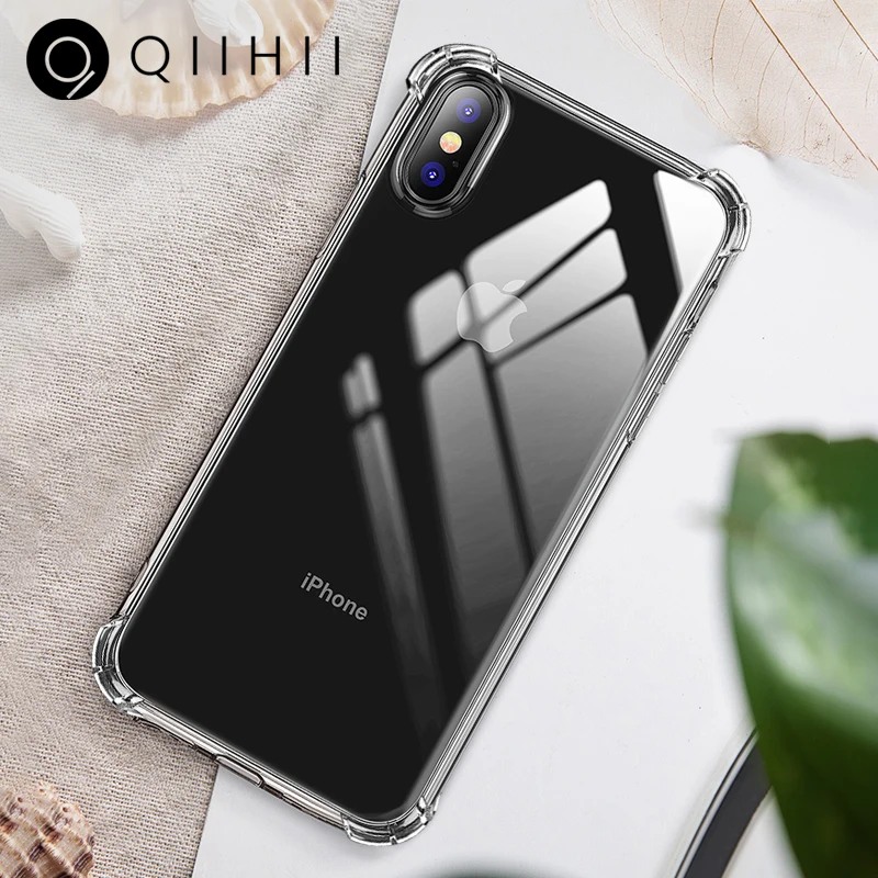 Ударопрочный чехол BAPICK для iphone X силиконовый телефона XS Max Xr Роскошный 8 7 6 6S Plus |