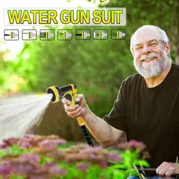 

25/50/75/100FT Garden Hose Expandable Magic Flexible Water Hose Plastic Hoses Pipe With Spray Gun To Watering