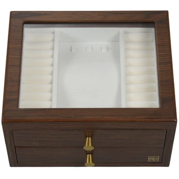 

Wood Jewelry Box Retro Style Large Multilayer Marriage Holiday Gift Makeup Organizer Storage Box Case