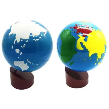 

Kids Globe Toy Land Water Earth Globe Teaching Aids Model For Student World Geography Recognition Education Toys For Children