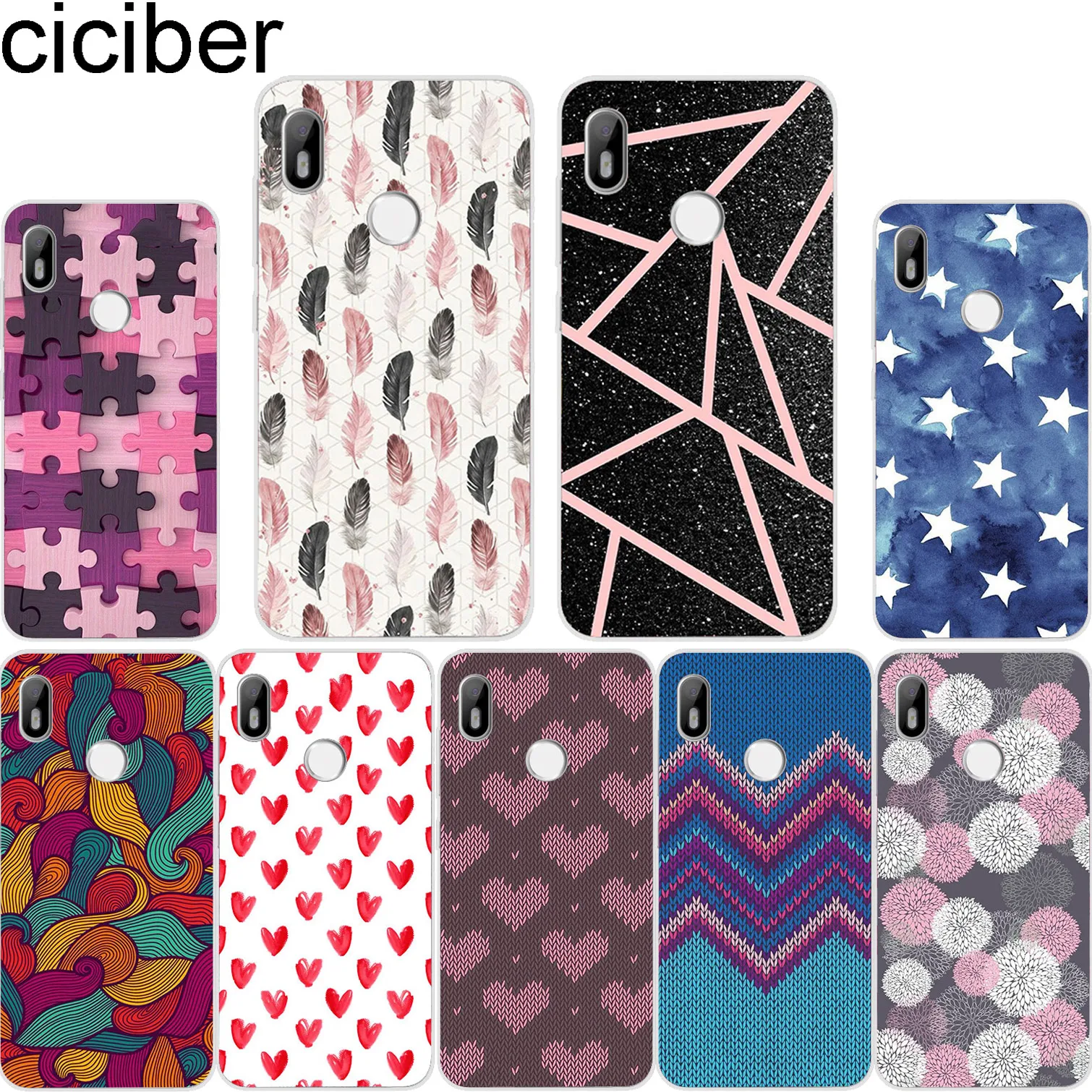 Ciciber для BQ Aquaris U2 C U X5 V VS X2 X Plus Lite Pro E5 s M5 M5.5 M4.5 E4.5 Мягкие силиконовые прозрачные