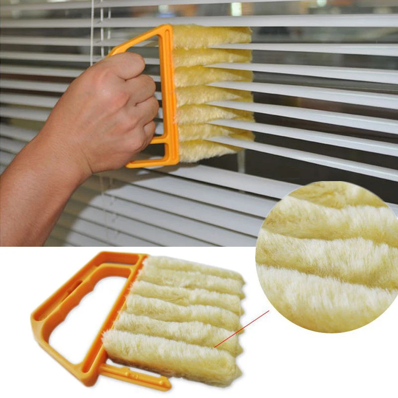 JX-LCLYL Microfiber Mini Blind Brush Window Air Conditioner Duster Dirt Cleaner