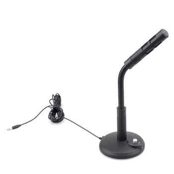 

Desktop Gooseneck Conference Mic USB 3.5mm Port 2.2m Condenser Microphone Wired Tabletop Mic For Gaming YouTube Video Chatting