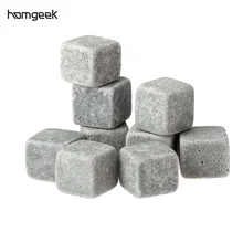 9 шт./упак. бутылка ледяные камни для виски охладитель напитков Кубики Пиво камни Гранит vinho чехол винные аксессуары Chopeira