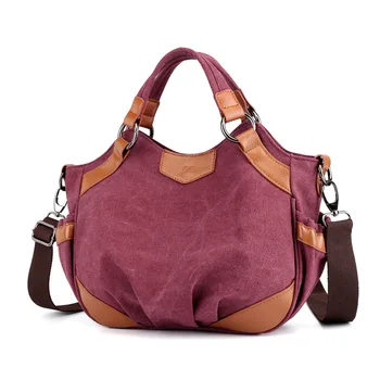 

2020 new wholesale canvas bag Korean version of the single shoulder portable diagonal small bag casual women's bag women bag