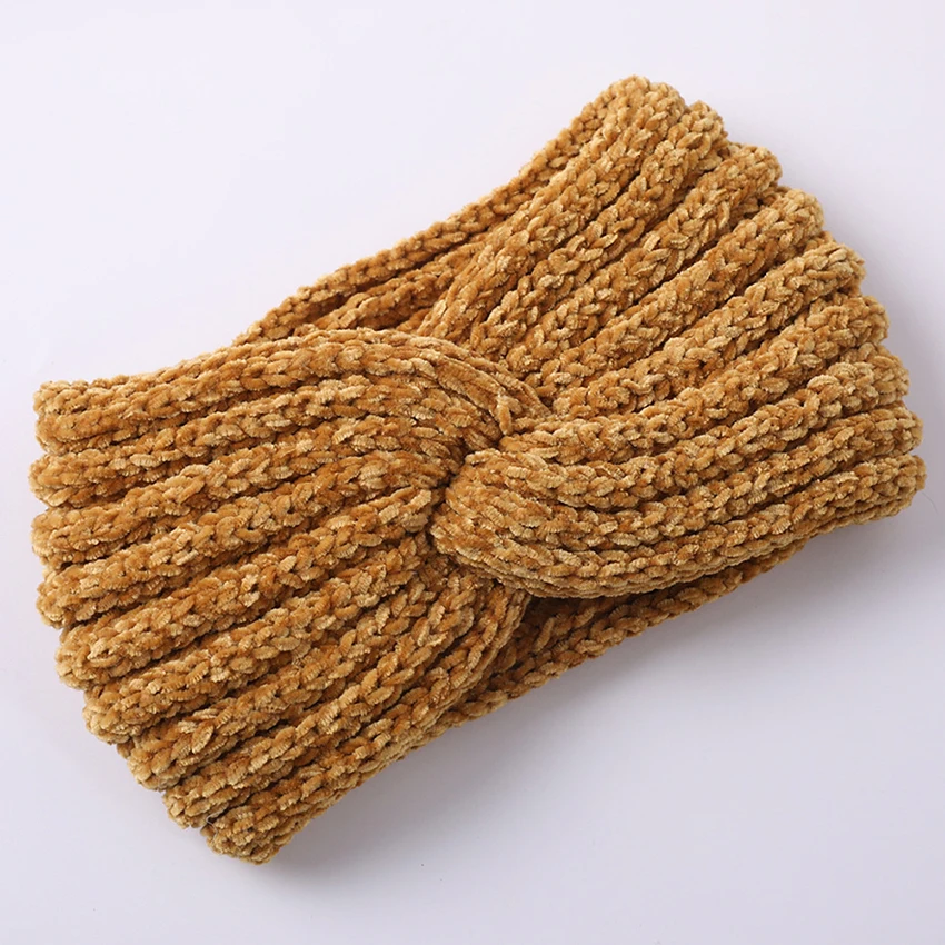 MOLANS Winter Warm Headband  Woolen Knitting Headbands Wool Knitted Elastic Headband Headwear Girls Hair Band Hair Accessories