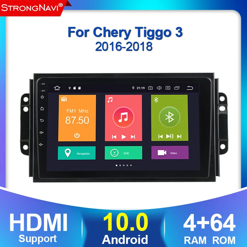 9 &quot2.5D IPS 2DIN Android 10 4 64G DSP для Chery Tiggo 3 2016-2018 автомобильное радио Мультимедиа Видео