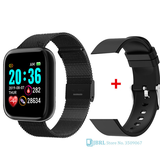 Fashion Smart Watch Men Women Smartwatch For Android IOS Electronics Smart Clock Fitness Tracker Silicone Strap Smart-Watch