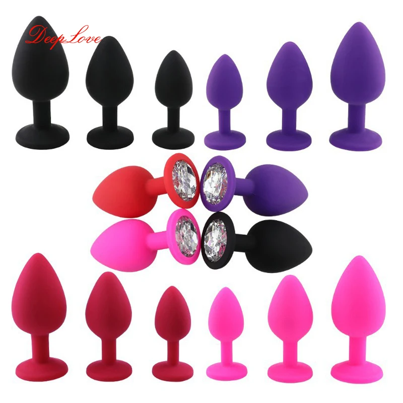 Silicone Anal Plug Novice Expansion Training Prostate Massage Sex Toys Unisex Adult Supplies Store | Красота и здоровье