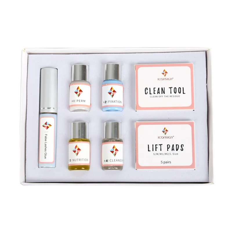  10 sets/lot Eyelash Perming Kit for lashes lifting Cilia Lift Perm Set with Rods Glue Beauty Make U