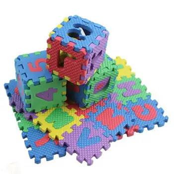 

36PCS Foam Floor Mat Children Cartoon Alphanumeric Crawling Baby 6 X 6cm Puzzle Kindergarten Cognitive Education Puzzle