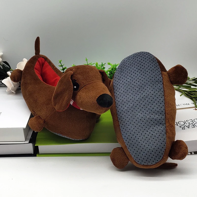 Fluffy Special Cute Slippers Funny Shoes Men Women Winter Slippers Home House Children Indoor Dog