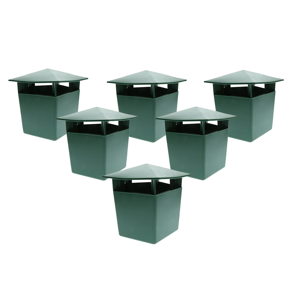 6x Plastic Snail Cage Slug Catcher Trap Tools Animal Pest Trapper Control