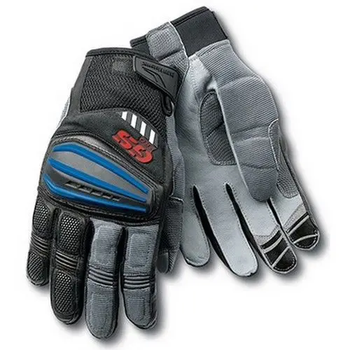 

2018 Motorcycle Motorrad Rally Black Red Leather Gloves FOR BMW GS1200 GS Cycling Gloves