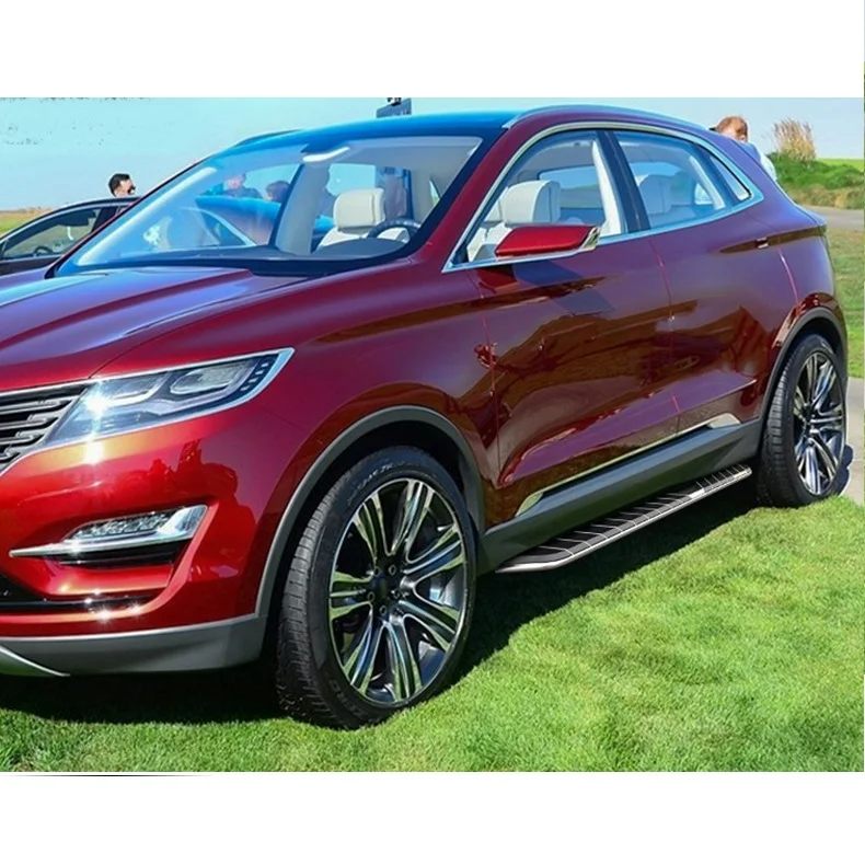 Новый стиль Алюминий для Lincoln MKC 2015 2016 2017 2018 2019 Беговая доска боковая ступенчатая