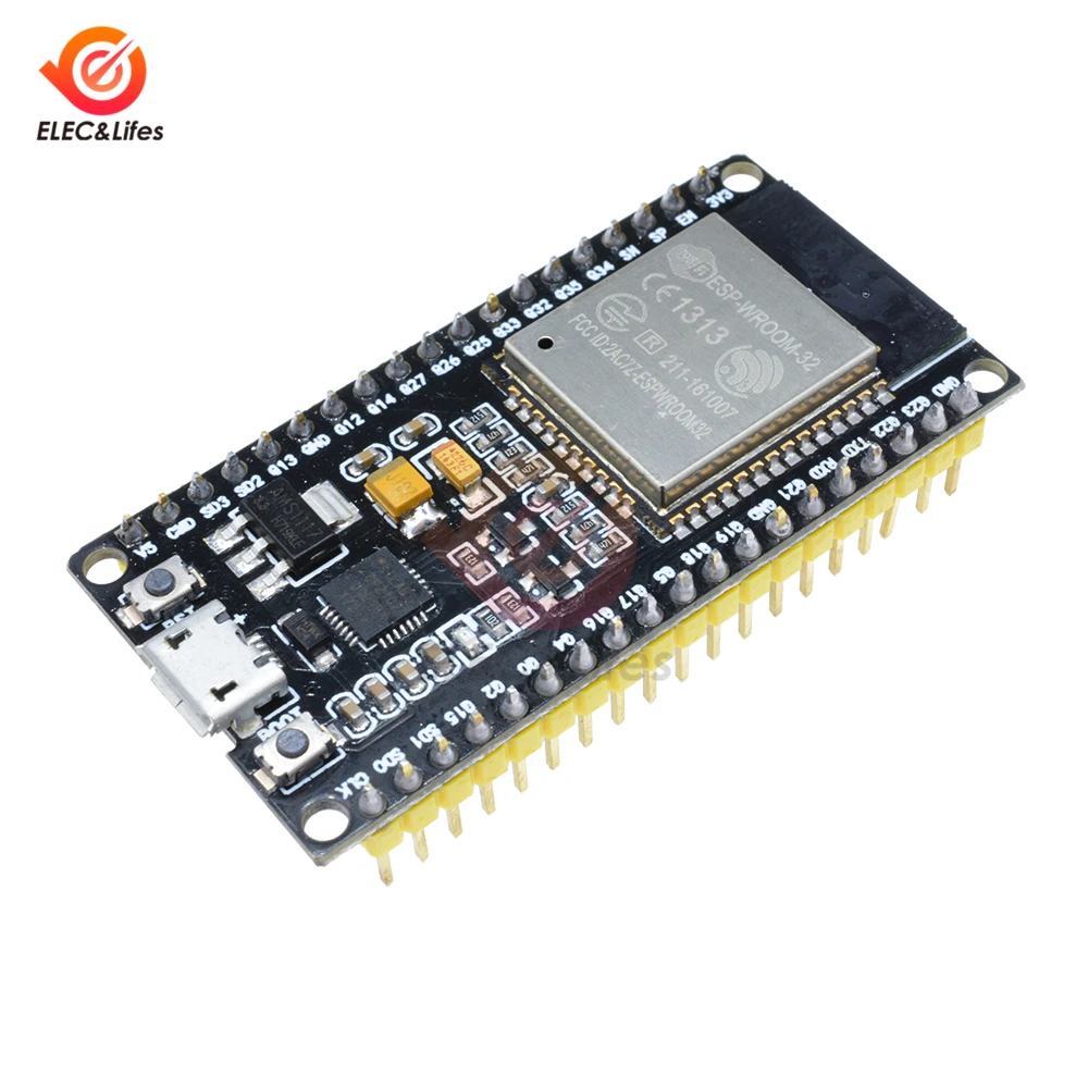 ESP-32S ESP-WROOM-32 ESP32 ESP-32 Bluetooth wifi макетная плата двухъядерный процессор для arduino MCU ESP-32 низкой мощности