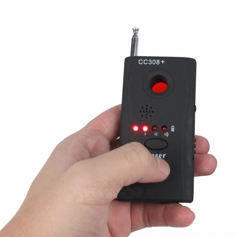 Полный спектр Анти-шпион обнаружитель подслушивающих устройств CC308 мини-беспроводная камера сигнала GSM искатель устройств защита конфиденциальности безопасности