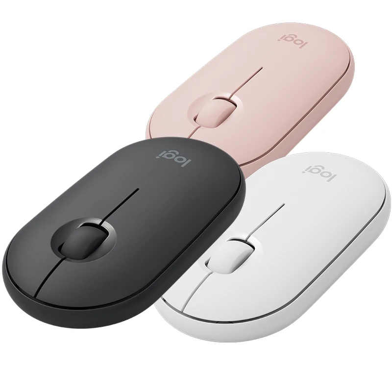 100g de Alta Mais Novo Logitech Seixo Rato Bluetooth Fino & Luz Ratos 1000 Dpi Precisão Óptico Rastreamento Unificando Colorido Mouse 2020 Mod. 1356385 - Imagem 5