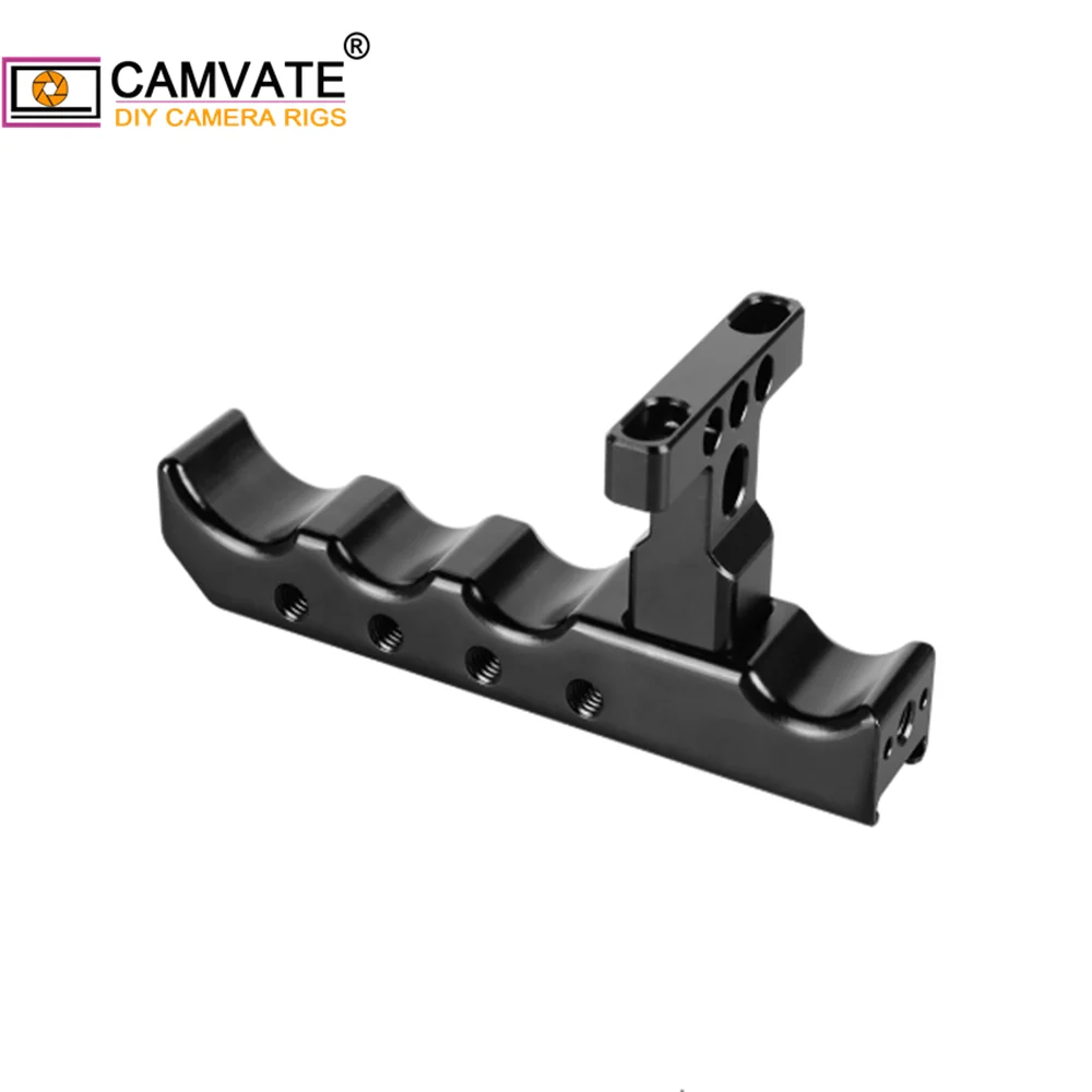 CAMVATE универсальный топ/сбоку сыр рукоятки с башмак и 1/4 &quot 20 &amp 3/8&quot 16 монтажных