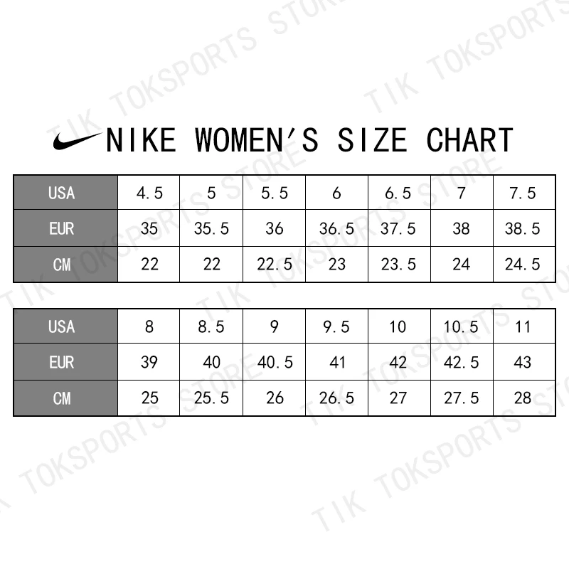 Size Chart Nike Air Max 90