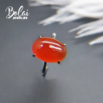 

2020 natural oval 10*14 agate Ring 925 sterling silver gemstone Jewelry Ring for women daily wear resizeble ring