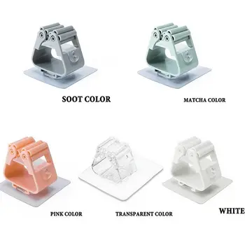 

1Pc Mop Broom Holder Wall Mounted Mop Holder Household Adhesive Storage Broom Hanger Mop Hook Racks Kitchen Bathroom Organizer