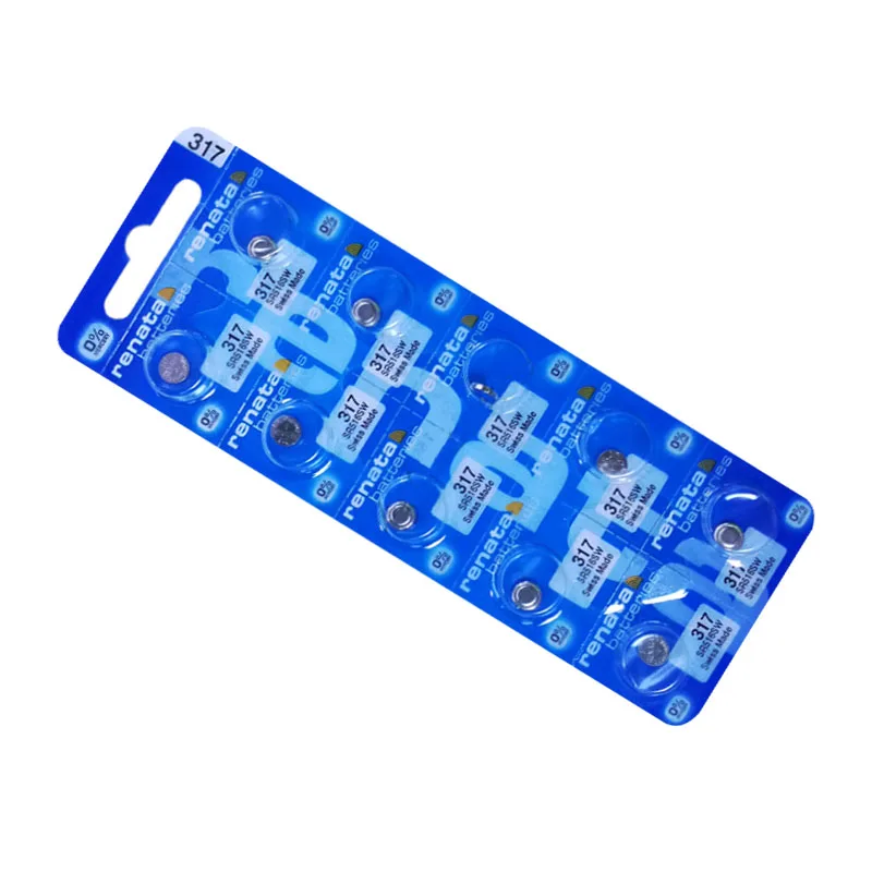 3 шт./лот новый бренд Renata долговечный 317 SR516SW SR62 D317 V317 часы батарейка швейцарская